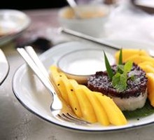 Mango Taro Black White Sticky Rice