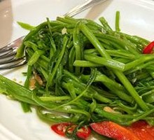 Stir-fried Water Spinach with Shrimp Paste
