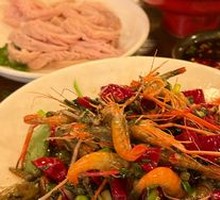 Oil-Poured Stir-Fried River Shrimp