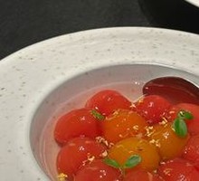 Chilled Elderflower Cherry Tomatoes