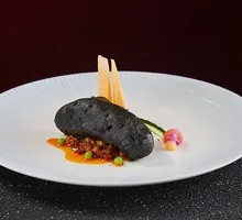 Squid Ink Crispy Abalone