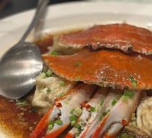 Spiny Lobster with Scallion Oil Minced Pork