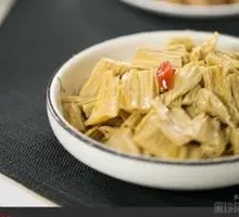 Spicy Green Tofu Skin and Bamboo Shoots