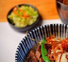 Foie Gras Shrimp Steak Rice Bowl