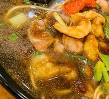 Shrimp and Kidney Noodles