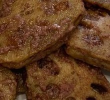 Foie Gras Stuffed Lotus Root Cakes