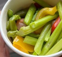 Asparagus Stir-Fried with Shrimp Balls