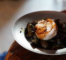 Mozzarella Cheese with Century Egg