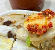 Egg and Pork Rice Noodle Roll