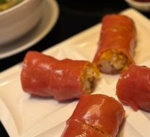 Abalone Red Rice Noodle Roll
