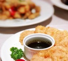 Cheese Shrimp Fried Lotus Cake