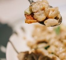 Stir-Fried Bullfrog Slices with Ham