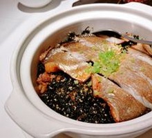 Smoked Fish Rice with Laver and Preserved Vegetable