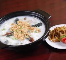 Fresh Shrimp, Eggplant, and Lean Pork Porridge