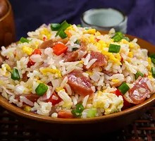 Sausage Egg Fried Noodles