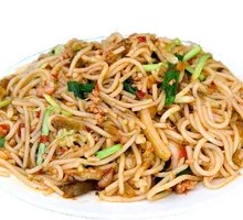 Ham and Egg Fried Rice Noodles