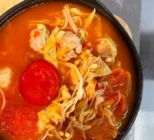 番茄圆子米线