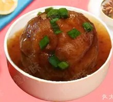 Braised Oil-Fried Gluten with Pork Filling