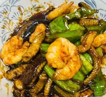 Shrimp and Eel Noodles