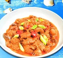 Braised Fish Roe and Fish Maw