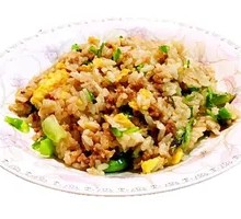 Egg and Meat Fried Rice