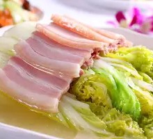 Salted Pork with Baby Bok Choy