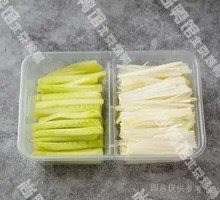 Cucumber and Green Onion Strips