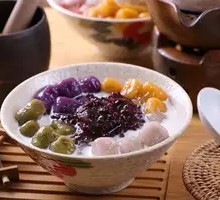 Coconut Milk Taro Balls