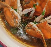 Inverted Steamed Swimming Crab