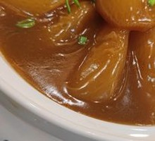 Braised Radish in Abalone Sauce