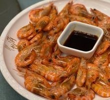 Steamed Giant Tiger Prawn