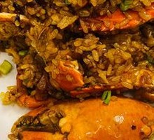 Stir-Fried Crab with Glutinous Rice