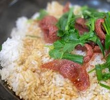 Clay Pot Rice with Preserved Meat