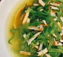 Green Pepper Tofu Strips