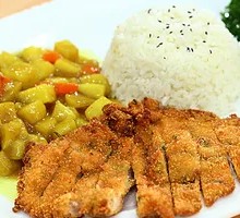 Golden Steak Rice
