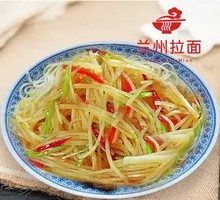 酸辣土豆丝盖浇面