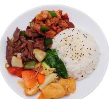 Green Pepper Shredded Pork Rice