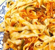 Stir-Fried Beef with Knife-Cut Noodles