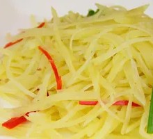 青椒土豆丝盖面