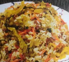 Sour Cabbage Beef Fried Rice