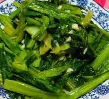 Garlic Stir-Fried Rapeseed Greens
