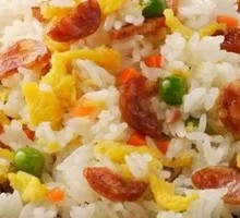 Shredded Pork with Pickled Mustard Greens Fried Rice