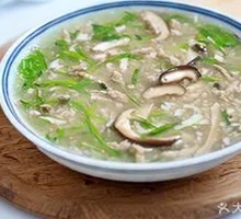 Shiitake Mushroom and Pork Silk Tofu Soup