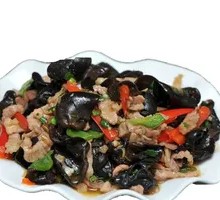 Wood Ear Mushroom and Pork Rice Bowl