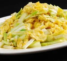 Scallion omelette