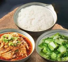 Value Meal with One Meat, One Vegetable, and Rice