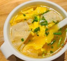 Tofu Skin and Egg Drop Soup