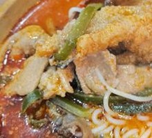 Sichuan-style Pickled Pepper Pork Liver Rice Noodles
