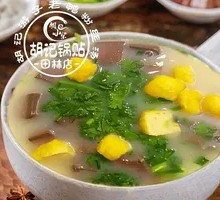 Duck Blood and Tofu Soup