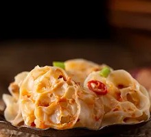 Juice-Infused Lotus Root Noodles